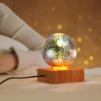 Liora-Boule de Cristal Led Lumineuse