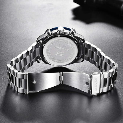 Montre Classique Benyar  en Acier Inoxydable
