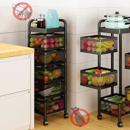Étagère à légumes  rotative pour fruits et légumes