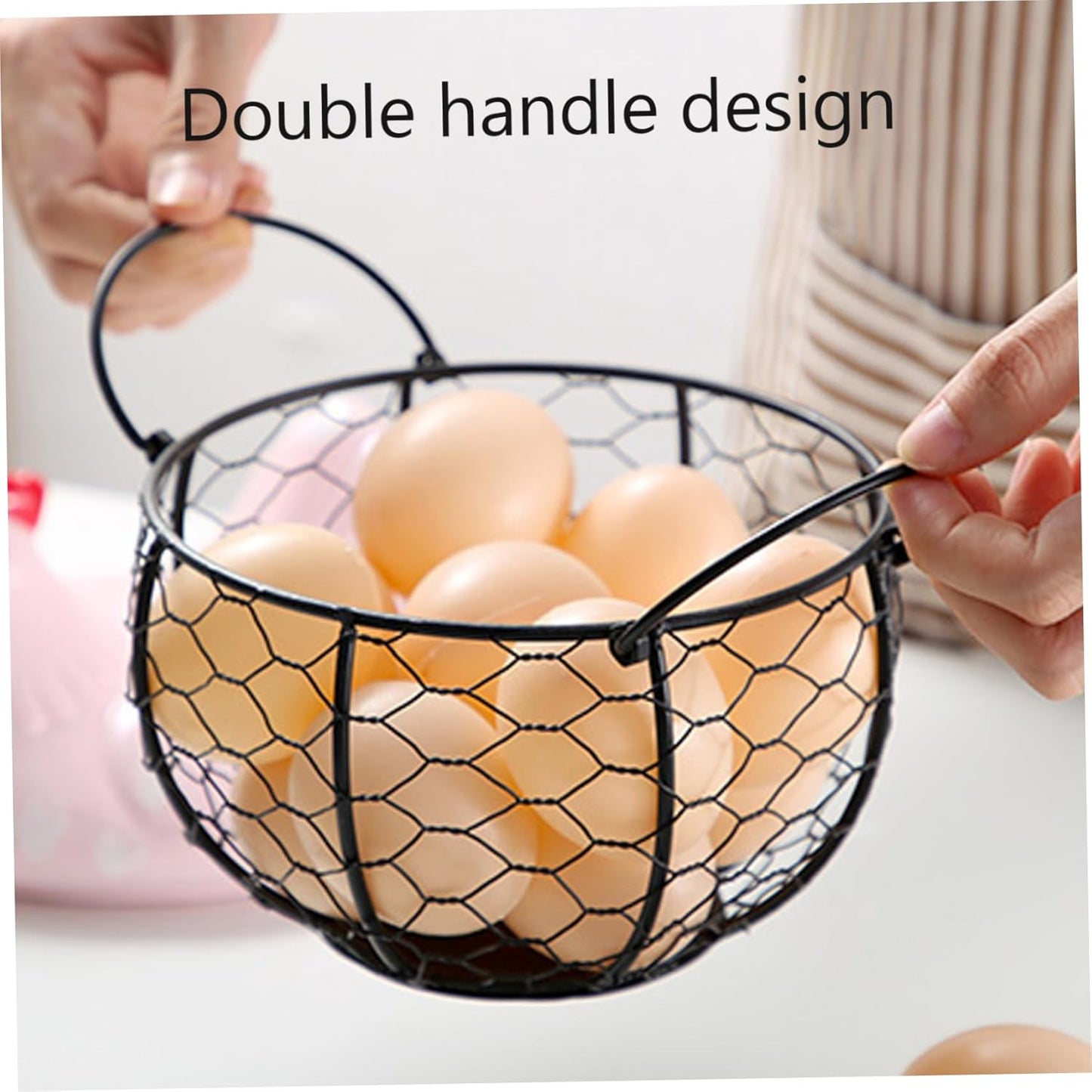 Panier à œufs rustique