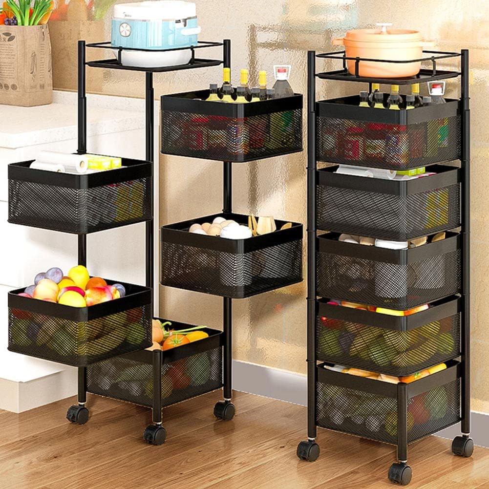 Étagère à légumes  rotative pour fruits et légumes