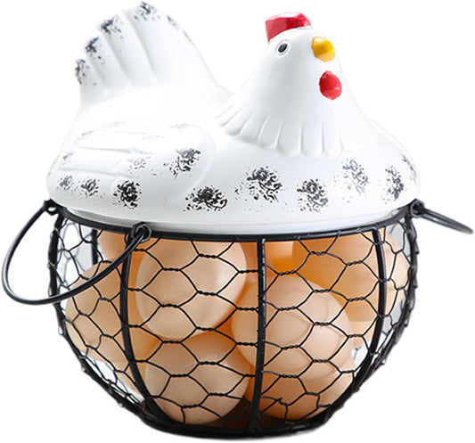 Panier à œufs rustique