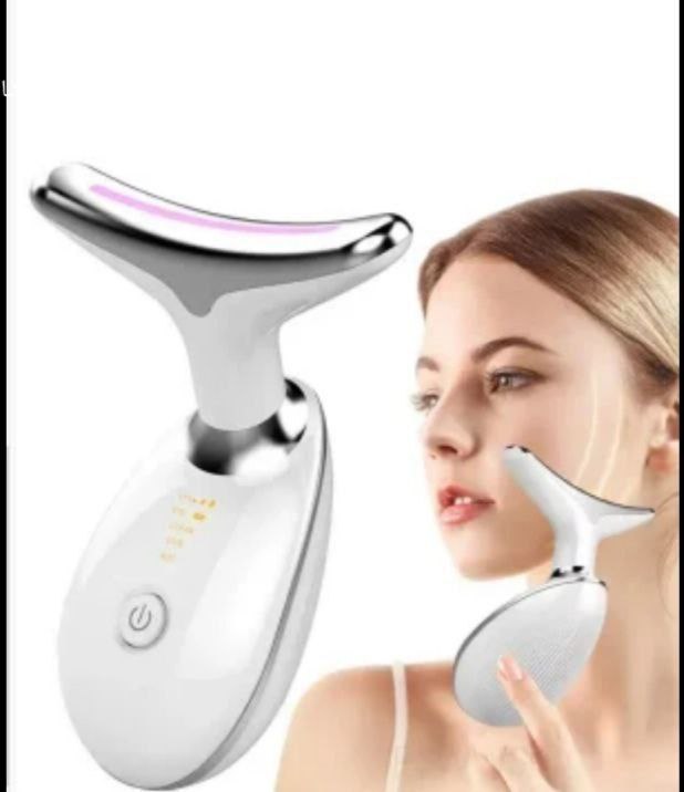 Appareil de Massage du Visage du Cou, Lifting de la Peau du Cou, Dispositif de Suppression des Rides avec 3 Modes de Massage