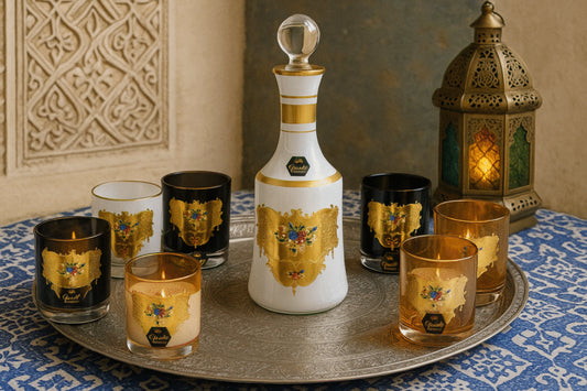 Cristallia Royale™ – Service à Liqueur Impérial avec Carafe + 6 Verres Édition Prestige