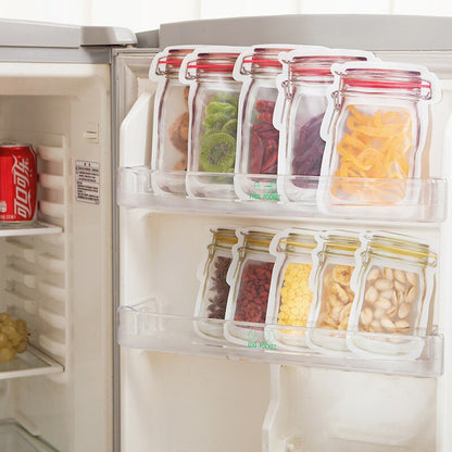 10 sacs réutilisables de conservation des aliments