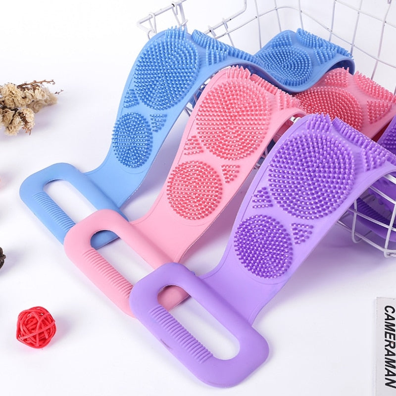 brosses de bain en silicone