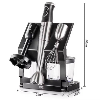 Mélangeur RAF 5-en-1 – Électrique Multifonctionnel avec Lame en Acier Inoxydable