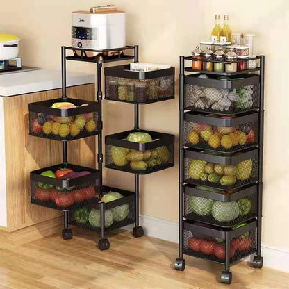Étagère à légumes  rotative pour fruits et légumes