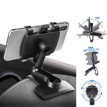 Support de téléphone portable rotatif pour voiture,