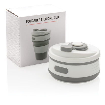 Gobelet de voyage Liora pliable en silicone