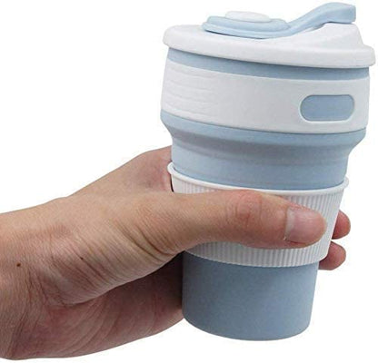 Gobelet de voyage Liora pliable en silicone