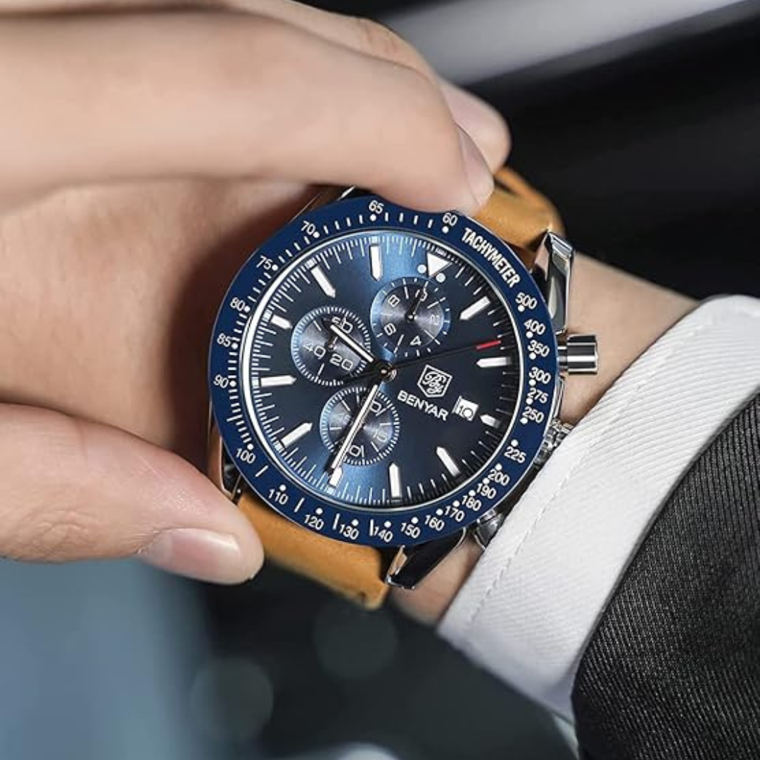 Montre chronographe BENYAR élégant pour homme
