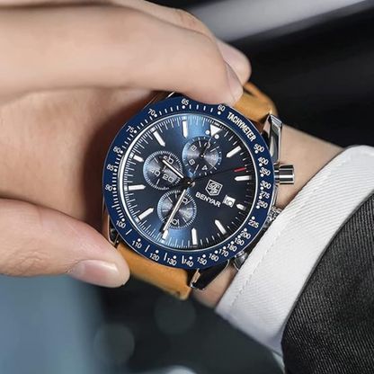 Montre chronographe BENYAR élégant pour homme