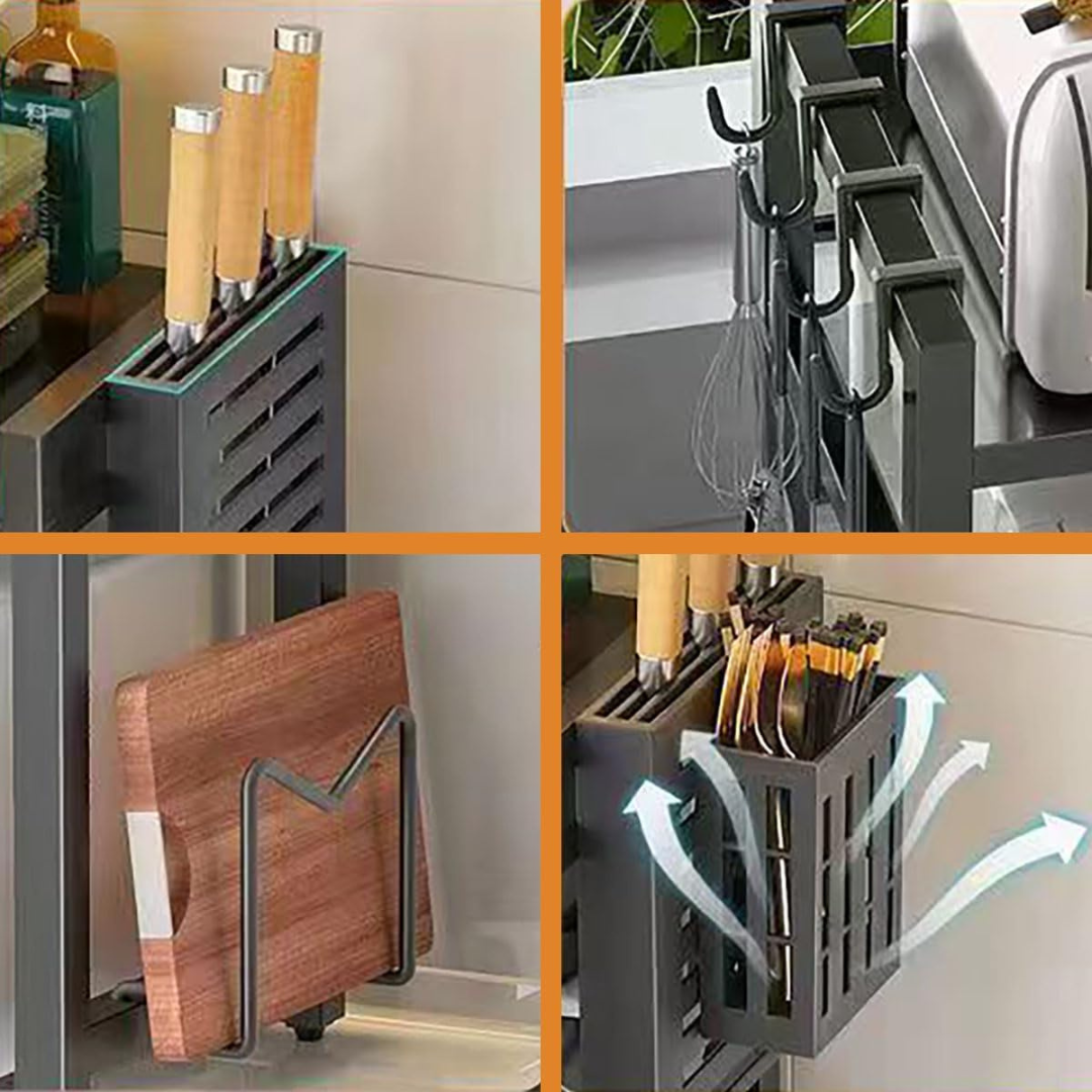 Support extensible réglable Liora pour micro-ondes