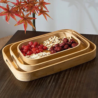 3 Plateau Rectangulaire en Bois