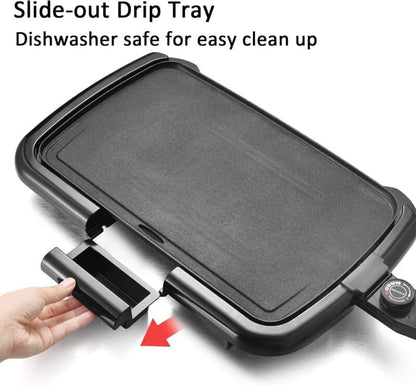 TechnoGrill™ – Gril Électrique Antiadhésif 1200W