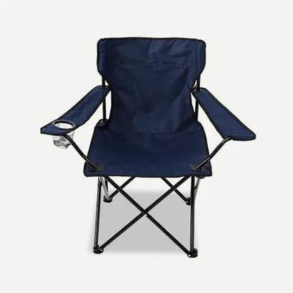 chaise camping et plage bleu