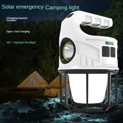 Lampe de poche de charge solaire à LED
