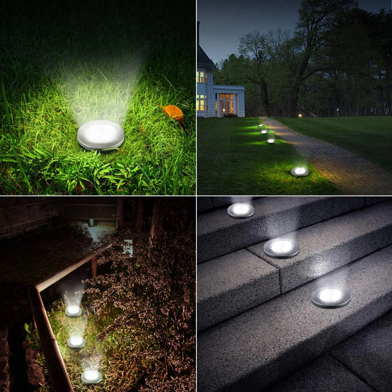 Pack4 Spot Solaire Liora pour Jardin - Éclairage Innovant