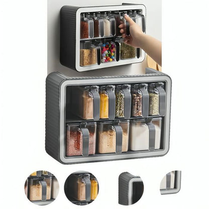 Étagère à épices Liora pour 12 pots